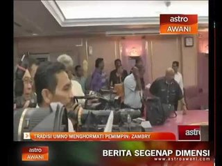 Tradisi UMNO menghormati pemimpin: Zambry