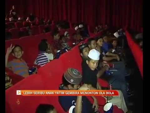 Lebih seribu anak yatim gembira menonton OlaBola