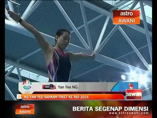 Ng Yan Yee sahkan tiket ke Rio 2016
