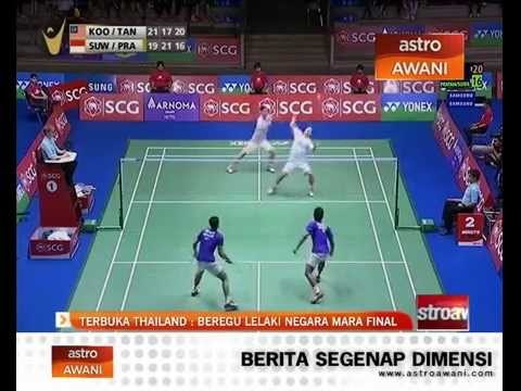 Terbuka Thailand: Beregu lelaki negara mara final