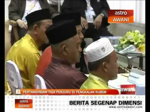Pertandingan tiga penjuru di Pengkalan Kubor