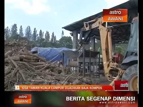 Sisa taman Kuala Lumpur dijadikan baja kompos