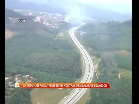 Isu tuduhan palsu pemberian kontrak pembalakan Selangor