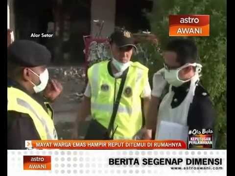 Mayat warga emas hampir reput ditemui dirumahnya