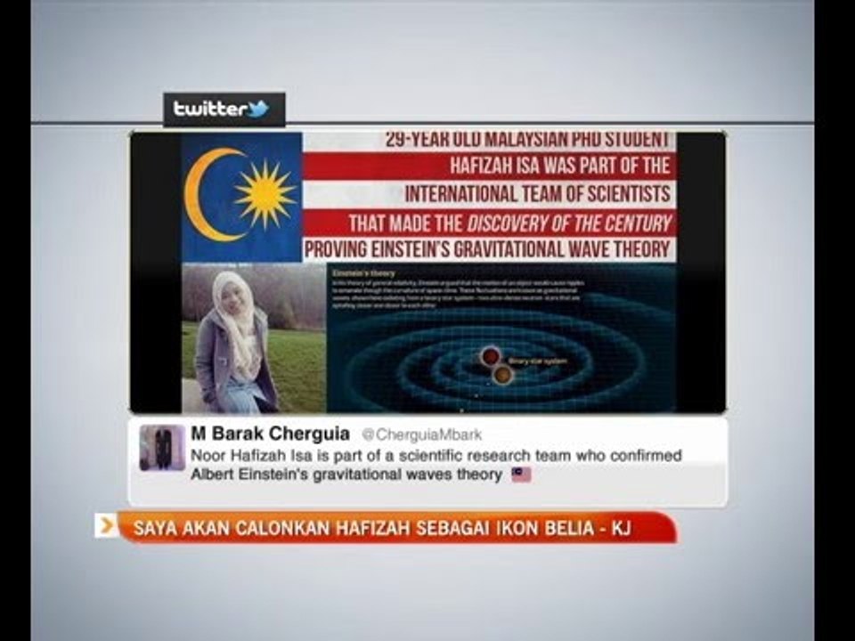 Saya akan calonkan Hafizah sebagai Ikon Belia - Khairy Jamaluddin