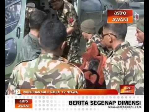 Runtuhan salji ragut 12 nyawa