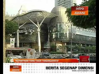 “Kepimpinan yang tiada tandingannya”