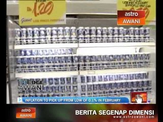 Inflation to pick up from low of 0.1% in February