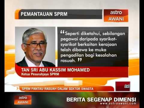 SPRM pantau rasuah dalam sektor swasta