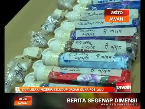 2 lelaki Nigeria seludup dadah guna Pos Laju