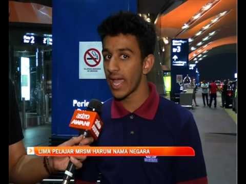 Lima pelajar MRSM harum nama negara