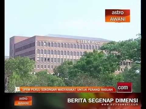 SPRM perlu sokongan masyarakat untuk perangi rasuah