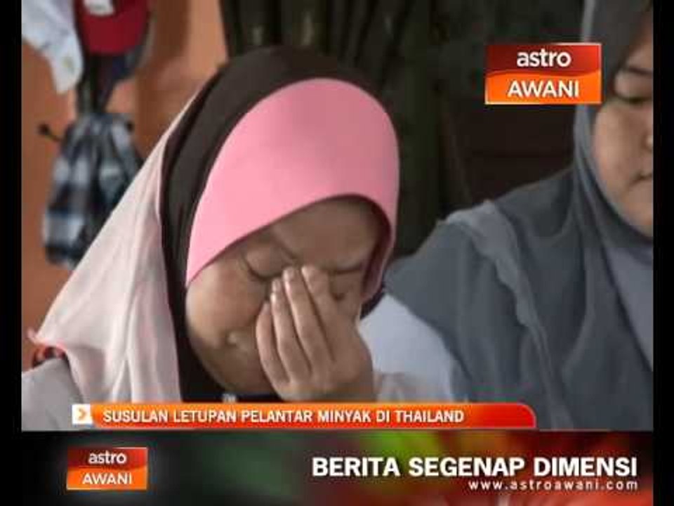 Susulan letupan pelantar minyak di Thailand