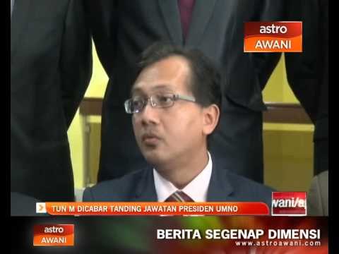 Tun M dicabar tanding jawatan presiden UMNO