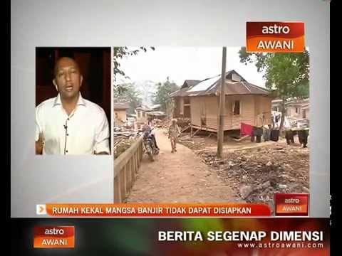 Rumah kekal mangsa banjir masih tidak dapat disiapkan