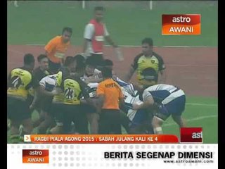 Ragbi Piala Agong 2015 : Sabah julang kali ke-4