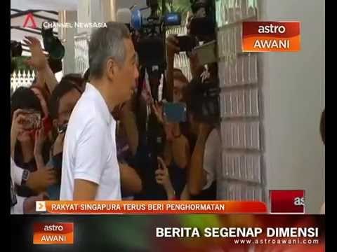 Rakyat Singapura terus beri penghormatan