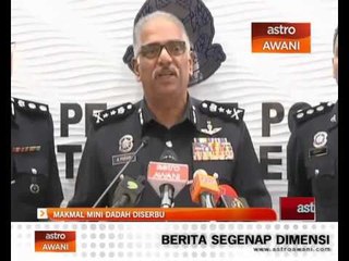 Makmal mini dadah diserbu