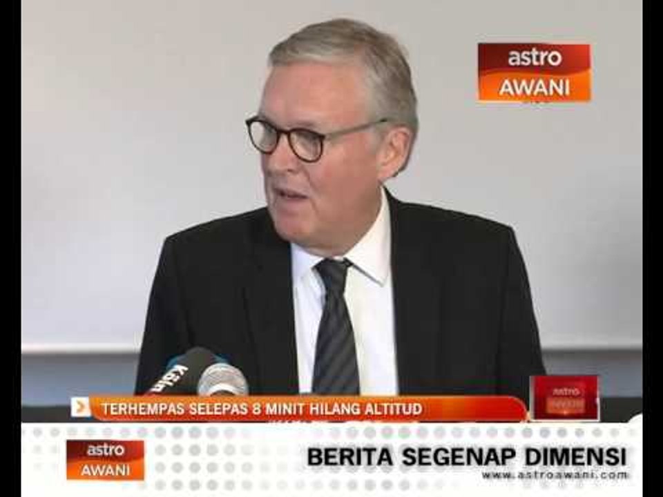 Terhempas selepas 8 minit hilang Altitud