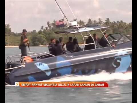 Empat rakyat Malaysia diculik lapan lanun di Sabah