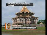 Implikasi Barisan Kabinet baru Sarawak