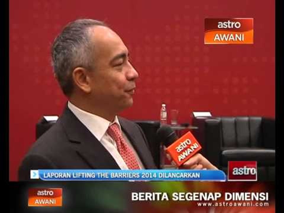 Laporan Lifting The Barriers 2014 dilancarkan