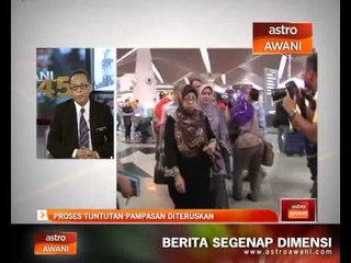 Proses tuntutan pampasan diteruskan