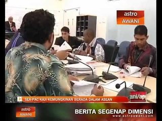 SEA-PAC kaji kemungkinan berada dalam Asean