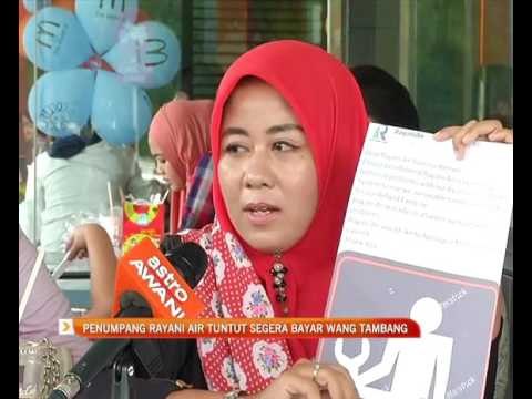Penumpang Rayani Air tuntut segera bayar wang tambang