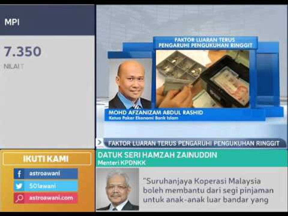 Faktor luaran terus pengaruhi pengukuhan ringgit