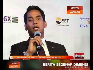 Generasi muda perlu ceburi pasaran modal