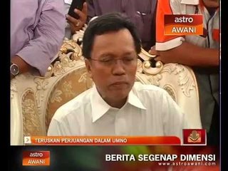 Télécharger la video: Shafie Apdal teruskan perjuangan dalam UMNO