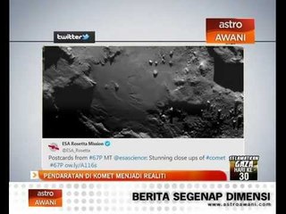 Pendaratan di komet menjadi realiti