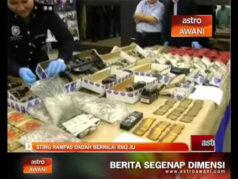 STING rampas dadah bernilai RM2.8 juta