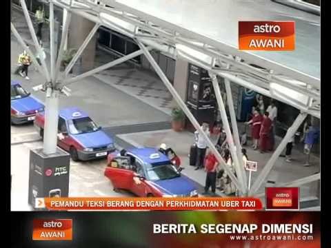 Pemandu teksi berang dengan perkhidmatan Uber Taxi