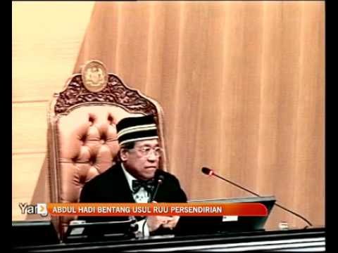 Abdul Hadi bentang Usul RUU Persendirian