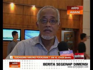 Terengganu harungi perjalanan 7 jam ke Johor Bahru