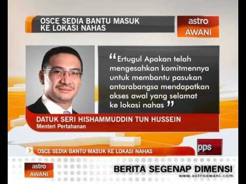 OSCE sedia bantu masuk ke lokasi nahas MH17