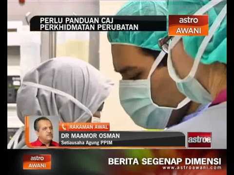 Perlu panduan caj perkhidmatan perubat