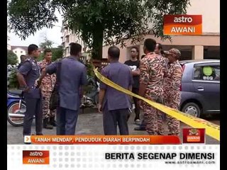 Tanah mendap, penduduk diarah berpindah