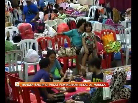 Mangsa banjir di pusat pemindahan kekal 21 mangsa