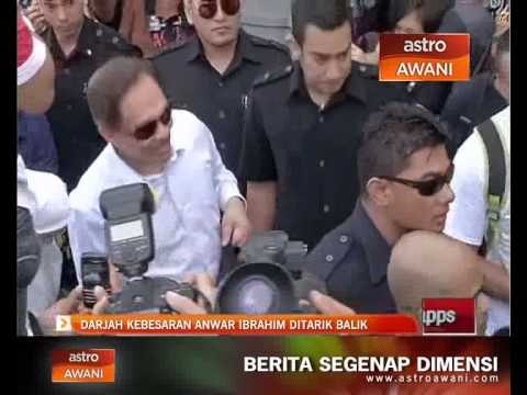 Darjah Kebesaran Anwar Ibrahim ditarik balik