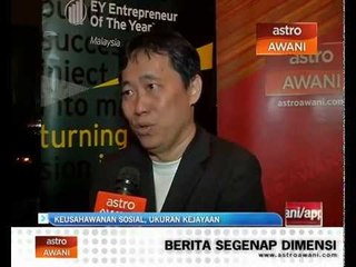 Keusahawanan sosial ukuran kejayaan