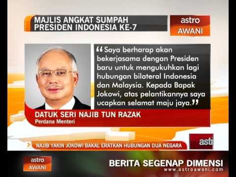 Najib yakin Jokowi bakal eratkan hubungan kedua negara
