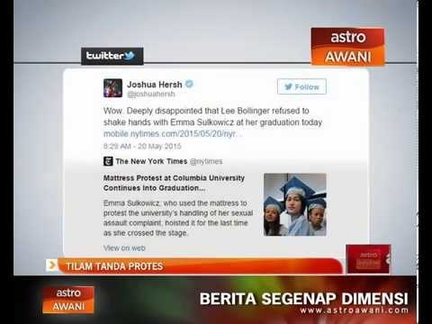 Bawa tilam tanda protes