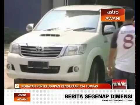 Kegiatan penyeludupan kenderaan 4x4 tumpas