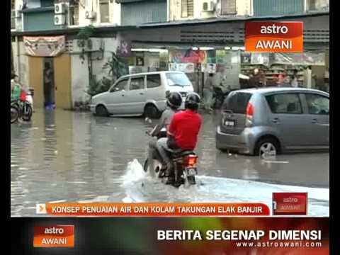 Konsep penuaian air dan kolam takungan elak banjir