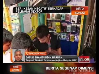 Beri kesan negatif terhadap pelbagai sektor
