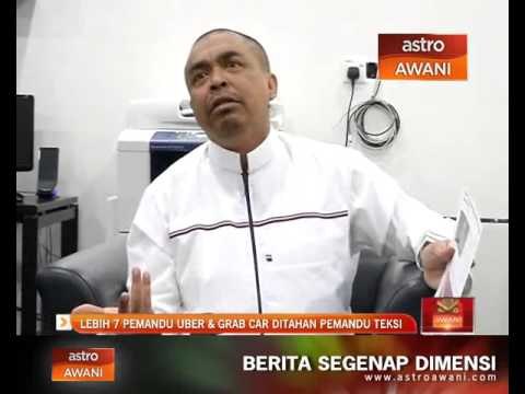 Lebih 7 pemandu Uber & Grab Car ditahan pemandu teksi sekitar KLCC