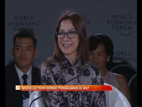 Michelle Yeoh kongsi pengalaman di WEF